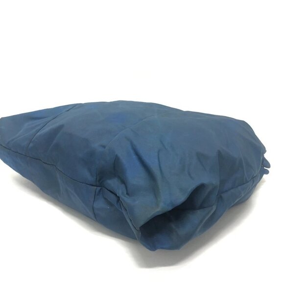 PRADA VA0677 Triangle logo Tote bag Nylon blue/SilverHardware - Picture 10 of 12